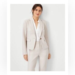 Ann Taylor - The One Button Blazer In Stretch Cotton